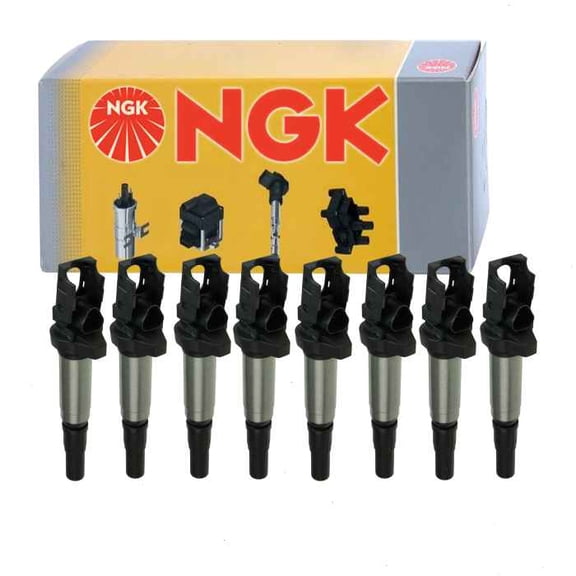 8 pc NGK Ignition Coils compatible with BMW 650i xDrive Gran Coupe 4.4L V8 2013-2017