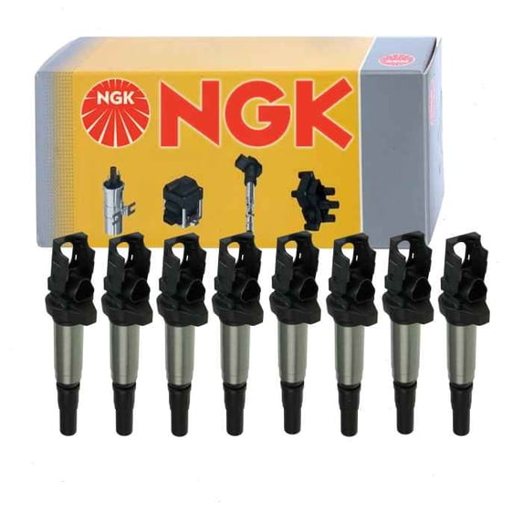 8 pc NGK Ignition Coils compatible with BMW 750i 4.4L 4.8L V8 2006-2016