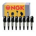 thumbnail image 1 of 8 pc NGK Ignition Coils compatible with BMW 750i xDrive 4.4L V8 2010-2016, 1 of 7