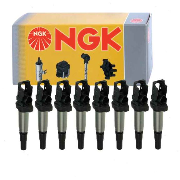 8 pc NGK Ignition Coils compatible with BMW M6 Gran Coupe 4.4L V8 2014-2017