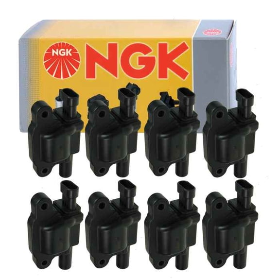 8 pc NGK Ignition Coils compatible with Chevrolet SS 6.2L V8 2014-2017