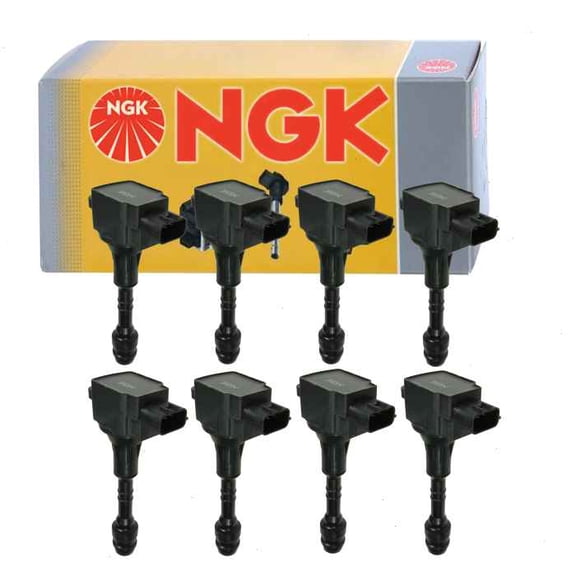 8 pc NGK Ignition Coils compatible with Infiniti M45 4.5L V8 2003-2010