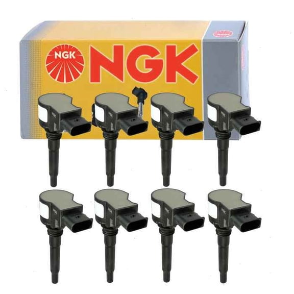 8 pc NGK Ignition Coils compatible with Mercedes-Benz S63 AMG 5.5L 6.3L V8 2008-2013
