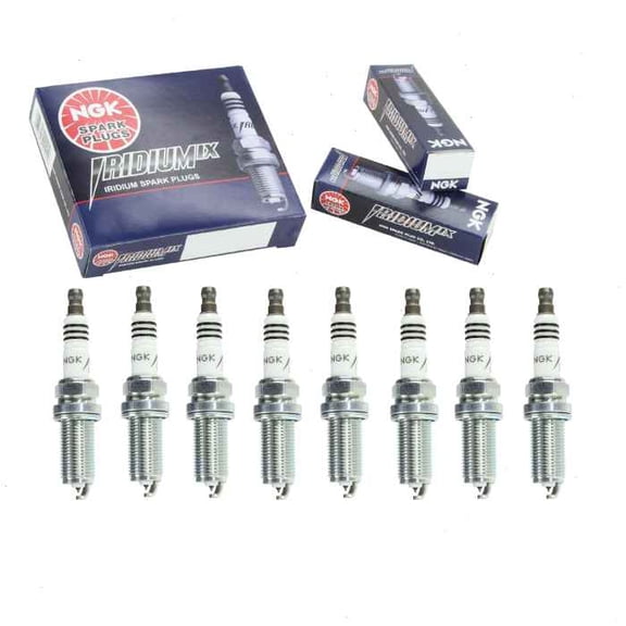 8 pc NGK Intake Side Iridium IX Spark Plugs compatible with Chrysler Aspen 4.7L V8 2008-2009