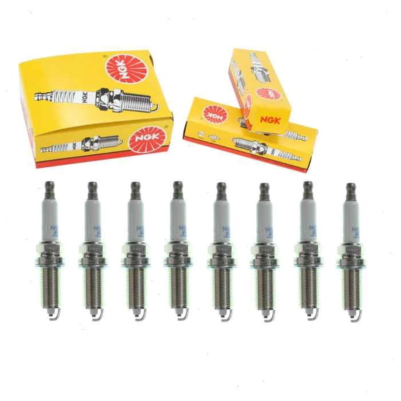 8 pc NGK Intake Side Standard Spark Plugs compatible with Jeep Commander 4.7L V8 2008-2009