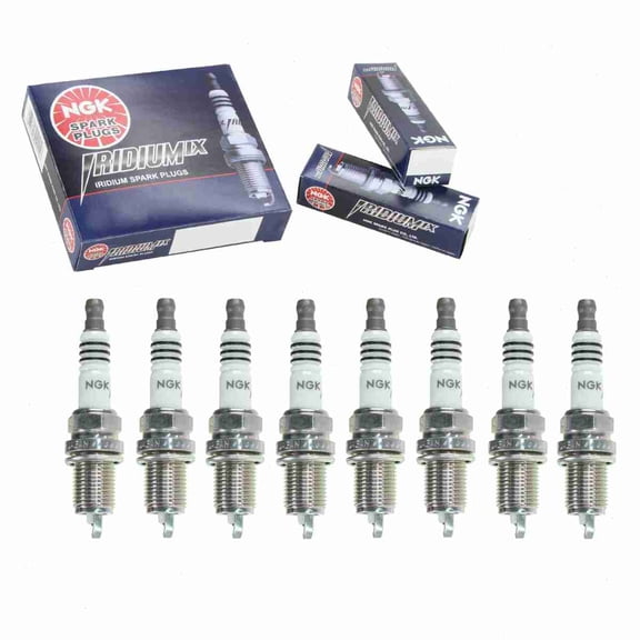 8 pc NGK Iridium IX Spark Plugs compatible with BMW 750Li 4.8L V8 2006-2008
