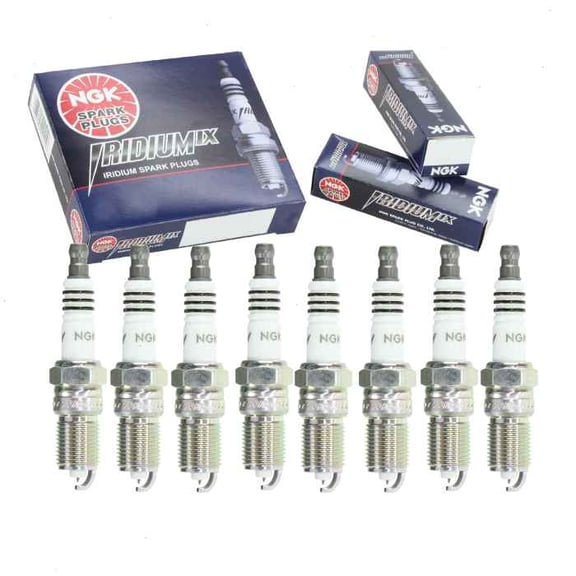 8 pc NGK Iridium IX Spark Plugs compatible with Buick Rainier 5.3L V8 2004-2007