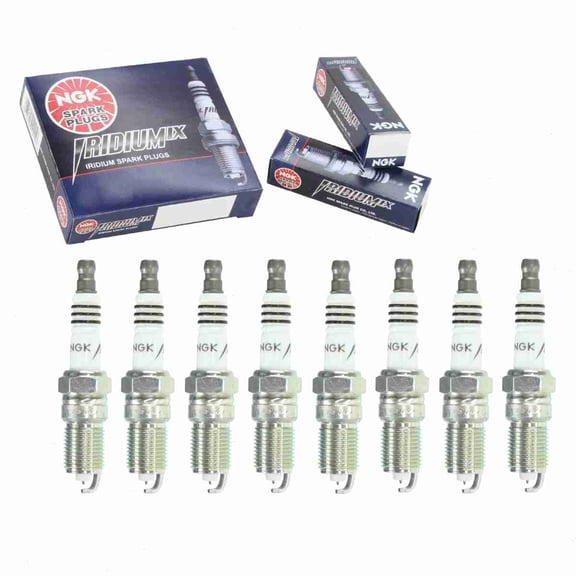 8 pc NGK Iridium IX Spark Plugs compatible with Cadillac DeVille 4.1L 4.5L 4.6L 4.9L V8 1982-2005