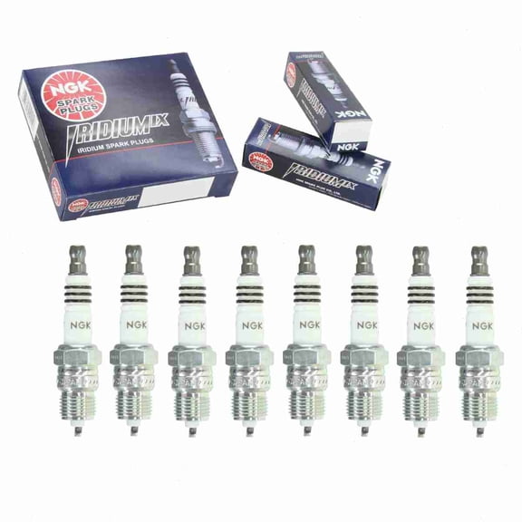 8 pc NGK Iridium IX Spark Plugs compatible with Chevrolet Corvette 5.7L 7.4L V8 1971-1987