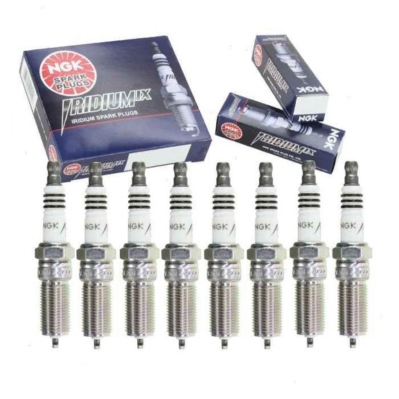 8 pc NGK Iridium IX Spark Plugs compatible with GMC Sierra 1500 5.3L 6.2L V8 2014-2020