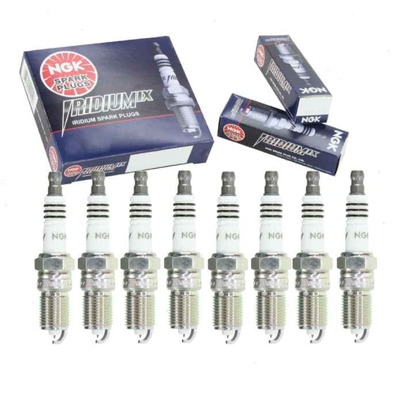 8 pc NGK Iridium IX Spark Plugs compatible with Hummer H3T 5.3L V8 2009-2010