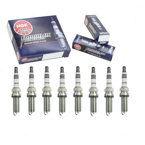 8 pc NGK Iridium IX Spark Plugs compatible with Infiniti QX80 5.6L V8 2014-2020