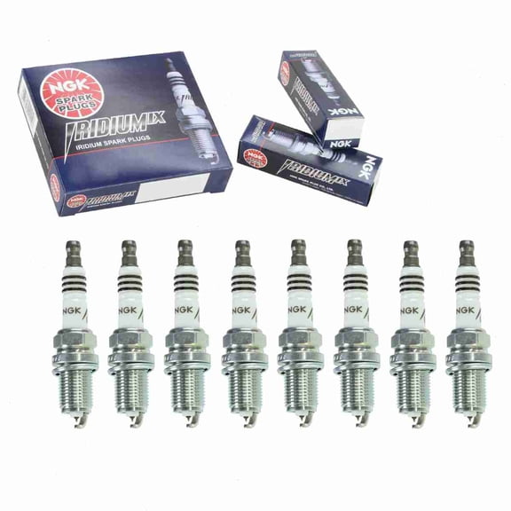 8 pc NGK Iridium IX Spark Plugs compatible with Land Rover Range Rover Sport 4.2L 4.4L V8 2006-2009