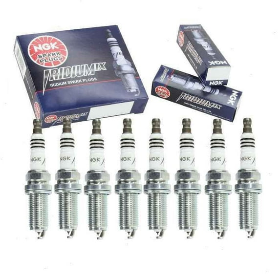 8 pc NGK Iridium IX Spark Plugs compatible with Nissan Pathfinder Armada 5.6L V8 2004