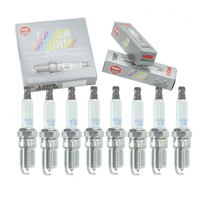 8 pc NGK Laser Iridium Spark Plugs compatible with Chevrolet Tahoe 5.7L V8 1996-2000