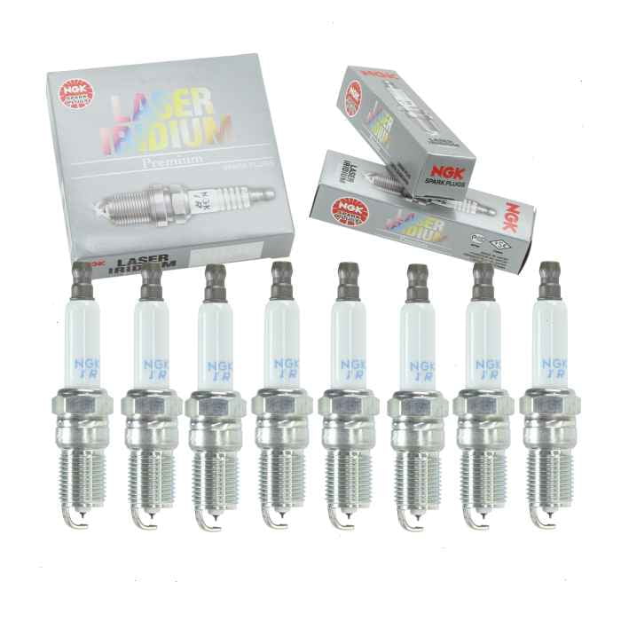 8 pc NGK Laser Iridium Spark Plugs compatible with GMC K2500 5.0L 5.7L 7.4L V8 1996-2000
