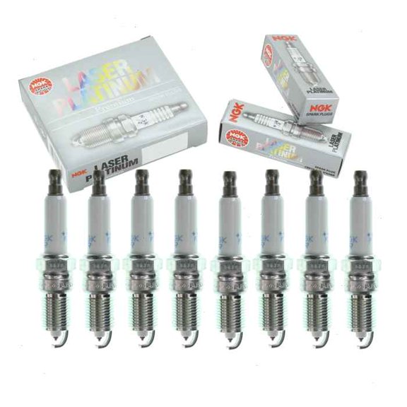 8 pc NGK Laser Platinum Spark Plugs compatible with Chevrolet R25 5.7L V8 1996-2002