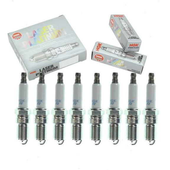 8 pc NGK Laser Platinum Spark Plugs compatible with Ford F-250 Super Duty 5.4L V8 1999-2004