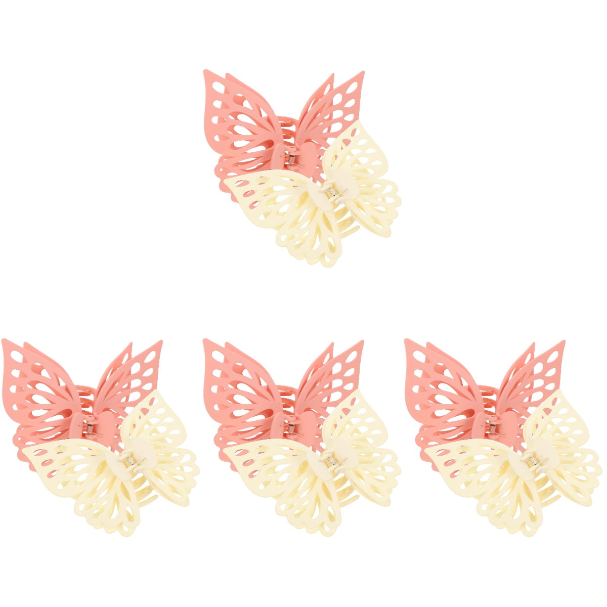 8 pcs Butterflies Hair Clips Hair Barrettes Large Jaw Clips Hair Accessories for Women Girls