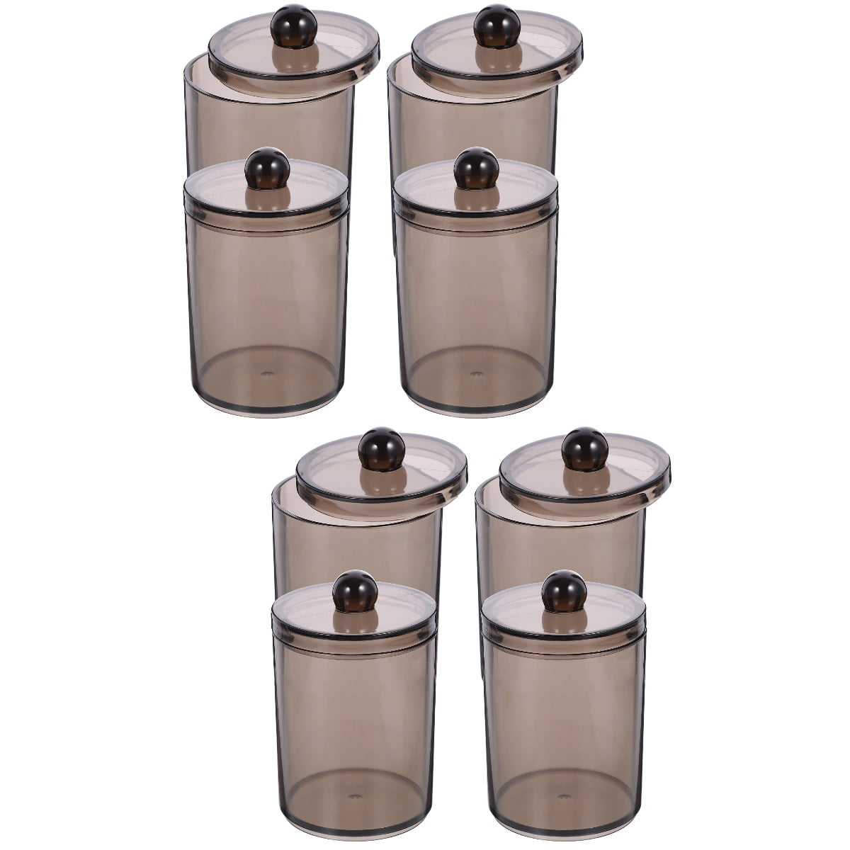 8 pcs Cotton Swab Holders Cotton Pad Jars Small Cotton Swab Containers