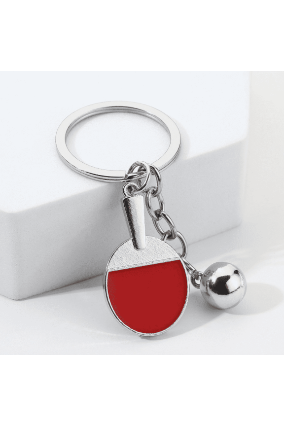 8 pcs Creative Sports Ball Keychains Table Tennis Keychain Sports Fans Backpack Car Decoration Competition