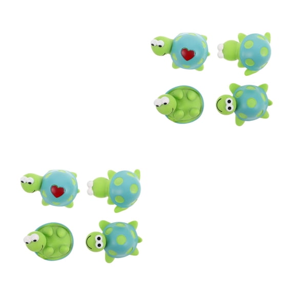 8 pcs Cute Turtle Car Accessories For Dashboard Car Interior Miniature Turtle Figurines Car Interior Decor Adorable Car Ornaments For Dashboard