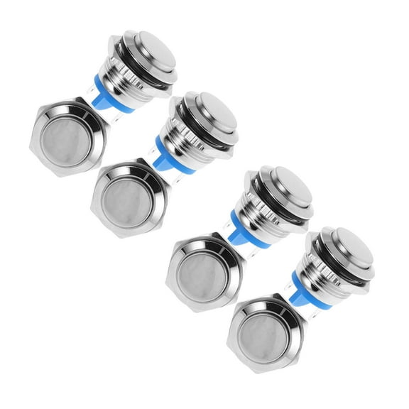 8 pcs Easy Install Wired Doorbell Button Replacement Kit for Home Office Doorbell Push Buttons