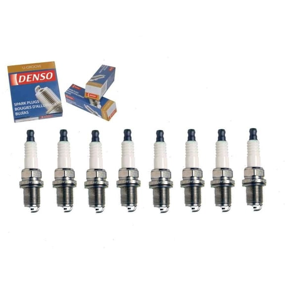 8 pcs Genuine Denso 3122 Spark Plugs Standard U-Groove K20R-U Tune Up Kit Set