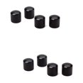 thumbnail image 1 of 8 pcs Guitar Bass Dome Control Knobs for Replacement (Black), 1 of 8