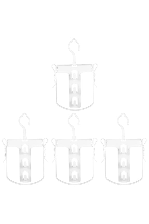 Plastic Hoodie Hangers Foldable Anti- Clothes Drying Hangers for Hoodies and Sweatshirts