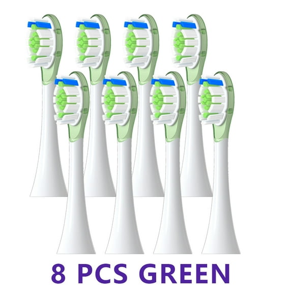 8 pcs Replacement Brush Heads for Philip Diamond series HX6064 HX6930 HX6730 Sonic Electric Toothbrush Vacuum Nozzle A3