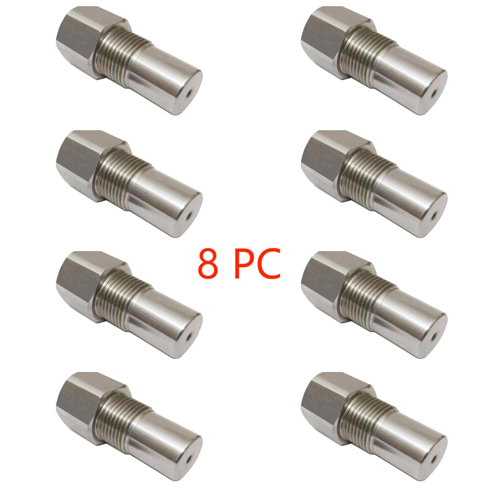 8 pcs STYLE Car Sensor Thread Adapter,Universal Straight Oxygen Sensor ...