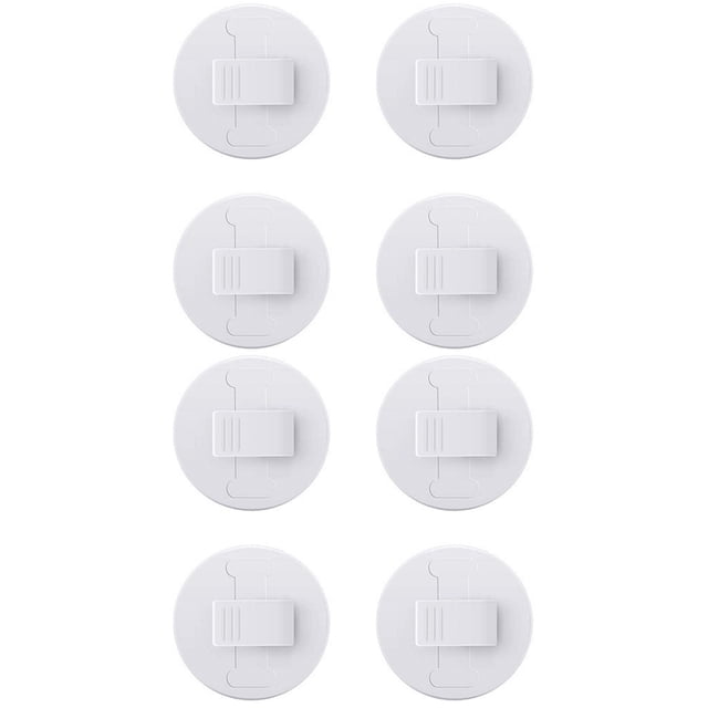 8 pcs Shower Curtain Clips Adhesive Curtain Weight Clip Curtain Wall Clips - Walmart.com