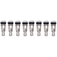 thumbnail image 1 of 8 Pcs Stainless Steel Snap-In Tire Valve Stems for Car Tires Replacement Accessories, 1 of 6