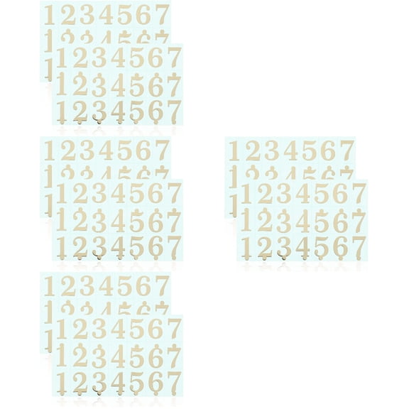 8 pcs Tongue Drum Phonetic Symbol Stickers Soundmark Decals Music Instrument Supplies