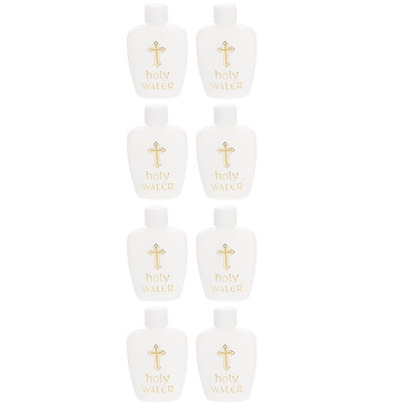 8 pcs Water Bottle Set Apothecary Bottle Holy Water Bottle Baptism ...