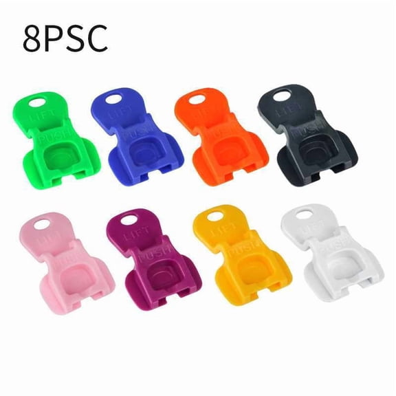 8 pcs pull ring opener, simple pull ring opener and beverage protector, sealed simple plastic bottle opener, soda beer beverage sealed can opener, complete cover easy to open bottle