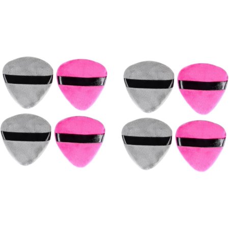 8 pcs water drop ribbon puff cotton pads for face makeup blending sponge Foundation Powder Puff set