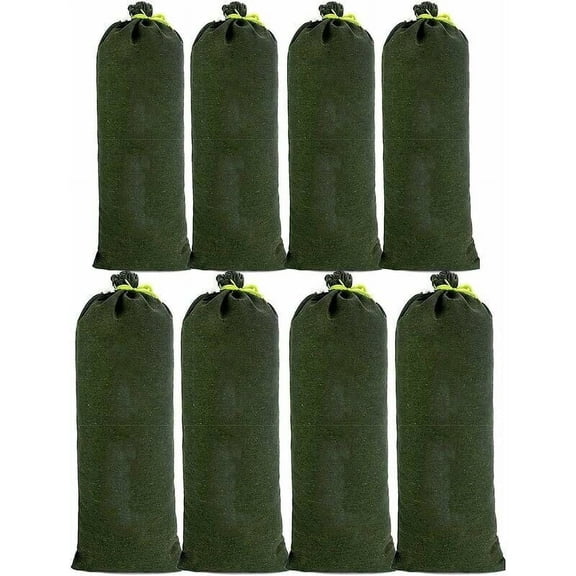 8 pieces of canvas sandbag flood lining for sand flood control Modelli Improved Models Non Sbias Drainage Garage Store School Station Building Factory Warehouse 25 50cm