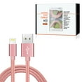thumbnail image 1 of 8-pin Fast /sync Cable 6.5 Ft In Rose Gold (12pcs) For Use With 8 Pin, 1 of 2