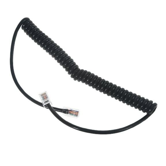 8 pin RJ-45 TO RJ-45 8pin Mic Cable Microphone Cable Replacement for HM-151 OPC-1153 HM-98 HM-133 IC-207H