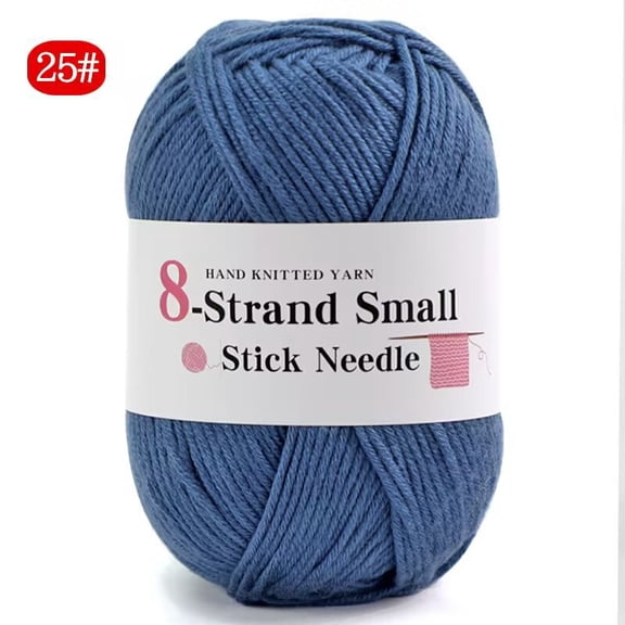 8-ply knitting yarn, cotton scarf yarn, hand-knitted medium-thick DIY yarn ball for scarves, hats, and couples.