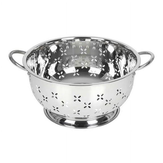 8 qt. Stainless Steel Colander - Silver