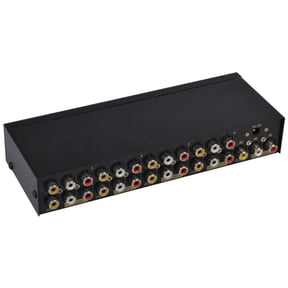 8-way Composite RCA AV Splitter 1X8 Video 1 in 8 out Selector Box Splitter Distributor for STB DVD HDTV