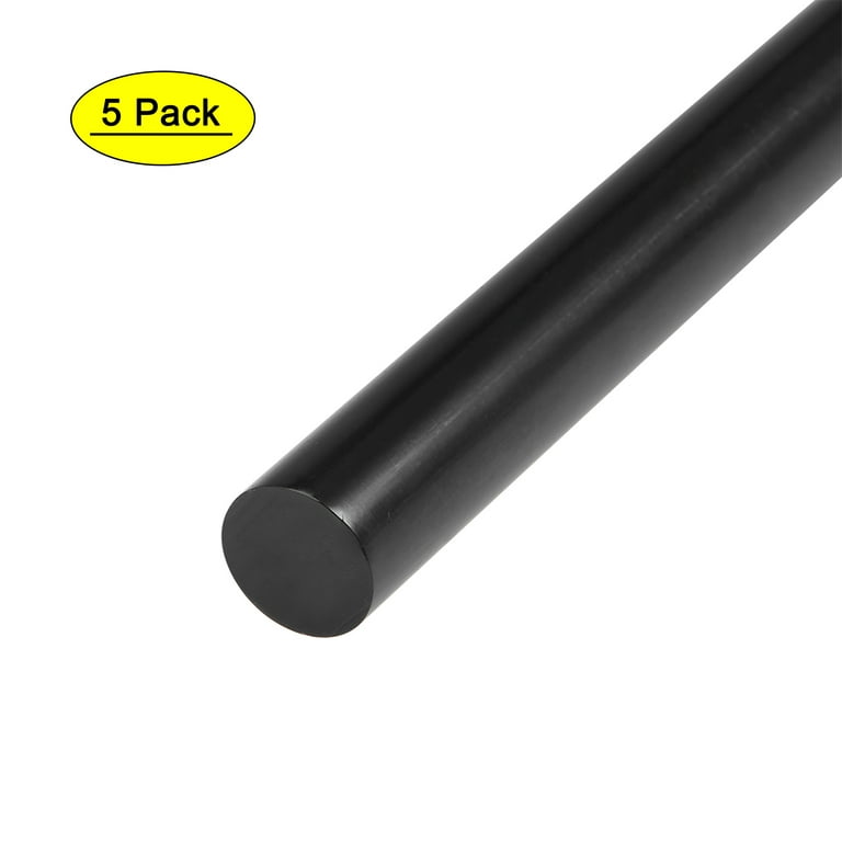 8 x 0.44 Black Mini Hot Glue Gun Sticks for Glue Guns 5 Pack
