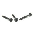 thumbnail image 1 of #8 x 1 1/2" Deep Thread Wood Screws / Phillips / Pan Head / Steel / Black Oxide - 5500 Piece Carton, 1 of 1