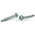 thumbnail image 1 of #8 x 1 1/4" Self-Drilling Screws / Unslotted / Hex Washer Head / Steel / Zinc / Serrated - 3000 Piece Carton, 1 of 1