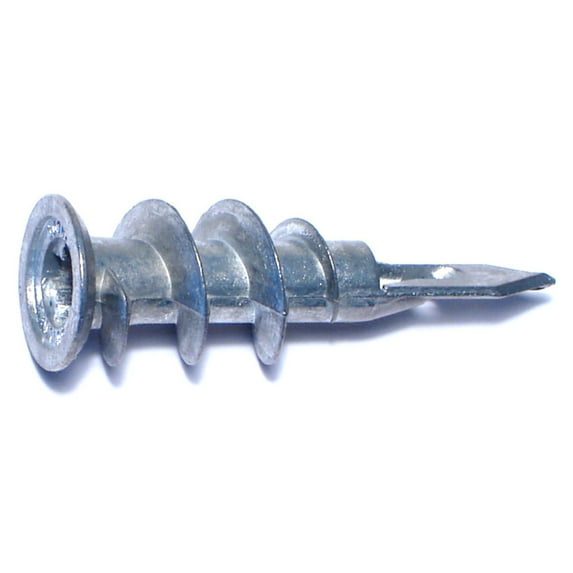 #8 x 1-1/4" Zinc Plated Steel E-Z Ancor Wall Anchors WAS-070 (100 pcs)