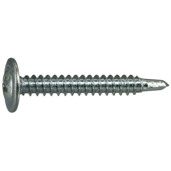 8 x 1-1/4" Zinc Plated Steel Phillips Modified Truss Head Self Drilling Lath Screws