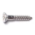 thumbnail image 1 of #8 x 1" 18-8 Stainless Steel Phillips Flat Head Wood Screws (15 pcs.), 1 of 1